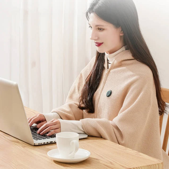 SungLily Wearable Heated Blanket for Instant Warmth Anywhere