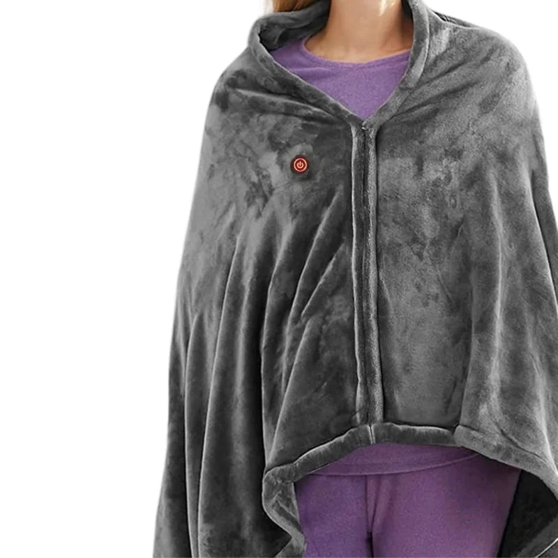 SungLily Wearable Heated Blanket for Instant Warmth Anywhere