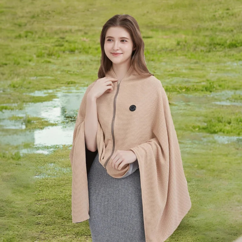 SungLily Wearable Heated Blanket for Instant Warmth Anywhere